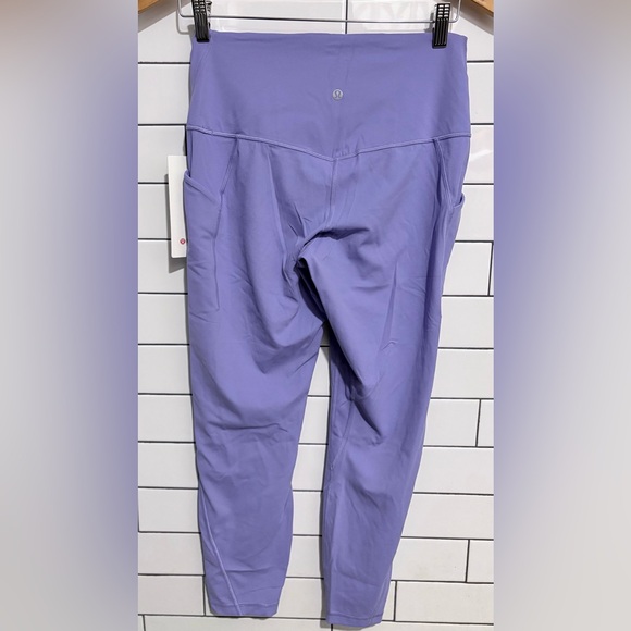 New Lululemon HR Align 25” Pants with Pockets Dark Lavender Leggings 10 - Picture 4 of 5